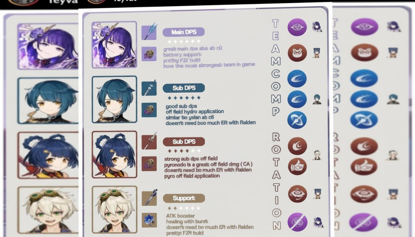 Current team archetypes and example cores