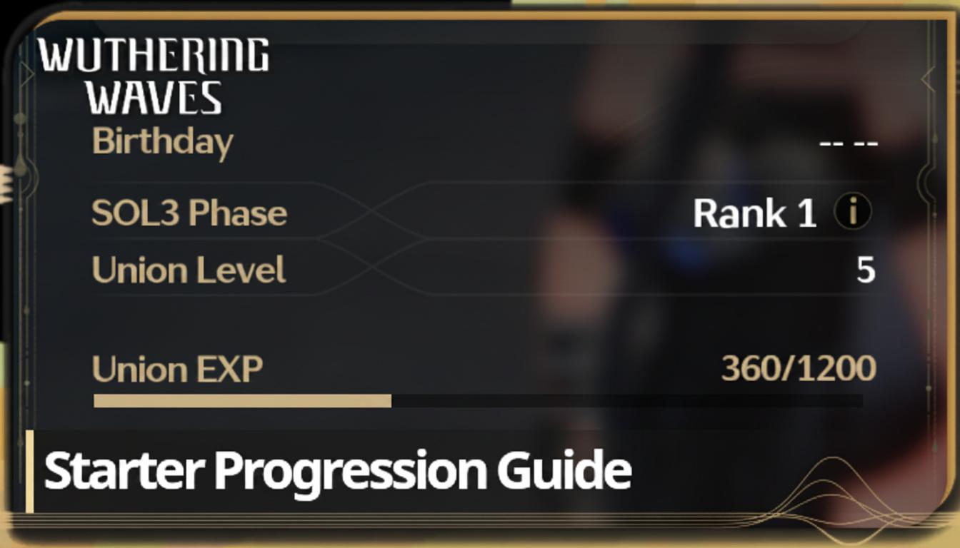 Wuthering Waves Starter Progression Guide